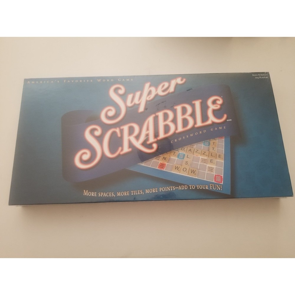 Winning Moves Hasbro Super Scrabble Board game new sealed 2004